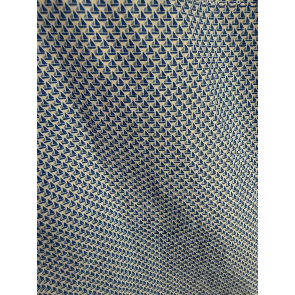 Vineyard Vines Mens Classic Fit Murray Shirt Blue Sailboat Print Cotton Medium - Picture 4 of 9